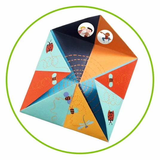 Djeco Origami rinkinys - Paukščių žaidimas (Popierinis būrėjas) DJ08764