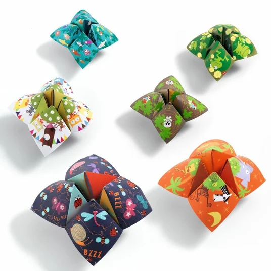 Djeco Origami rinkinys - Paukščių žaidimas (Popierinis būrėjas) DJ08764
