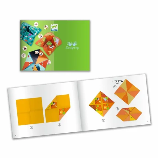 Djeco Origami rinkinys - Paukščių žaidimas (Popierinis būrėjas) DJ08764