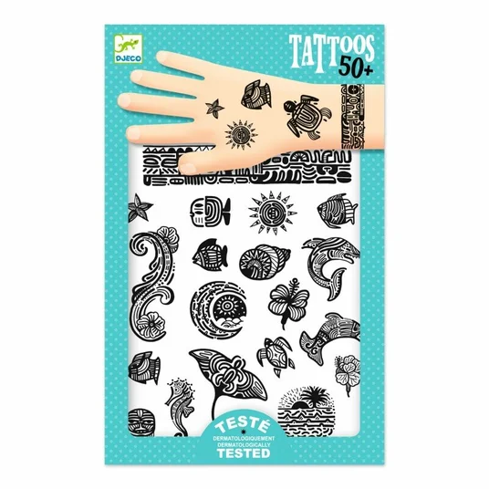 Djeco Tatuiruotės - Polinezija (50+ tatuiruočių) DJ09248