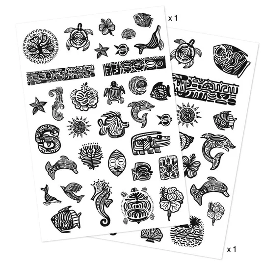 Djeco Tatuiruotės - Polinezija (50+ tatuiruočių) DJ09248