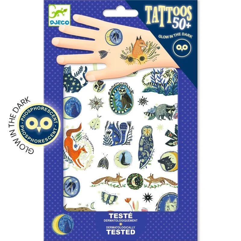 Djeco Tetovējumi - Nakts atspulgi (50+