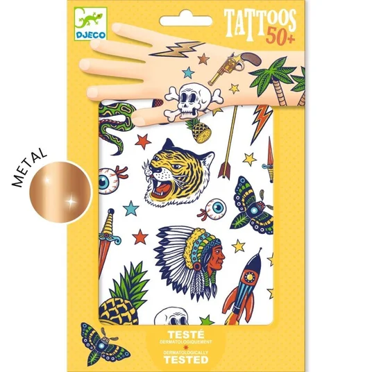 Djeco Tatuiruotės - Laukiniai (50+ tatuiruočių) DJ09577