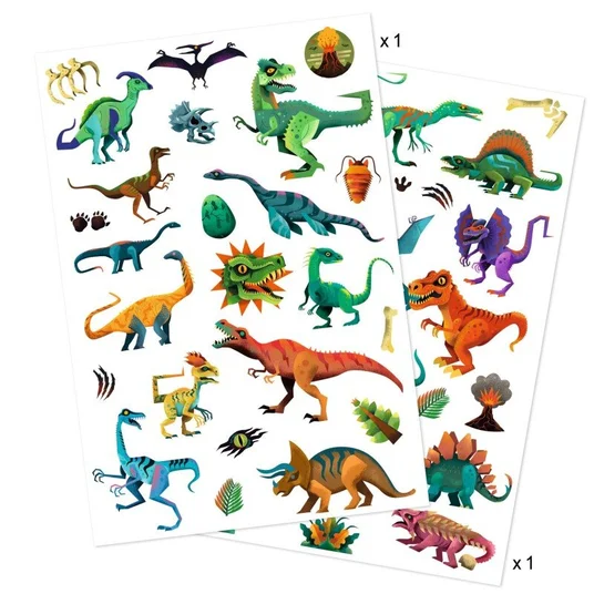 Djeco Tatuiruotės - Dinozaurai (50+ tatuiruočių) DJ09598