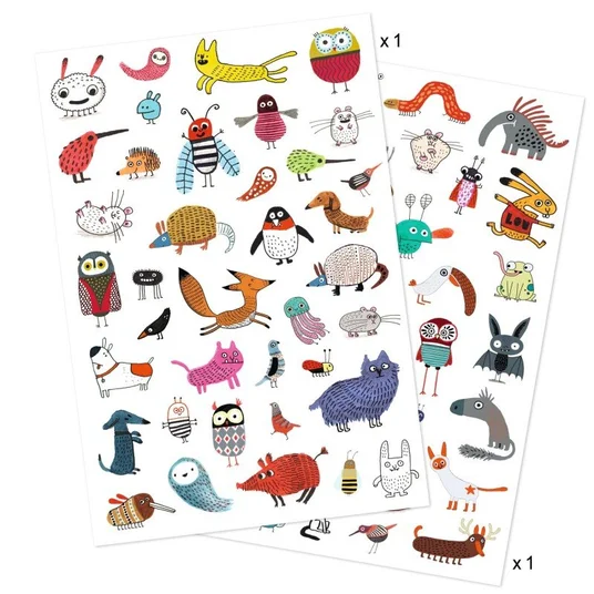 Djeco Tatuiruotės - Mažieji padarėliai (50+ tatuiruočių) DJ09911