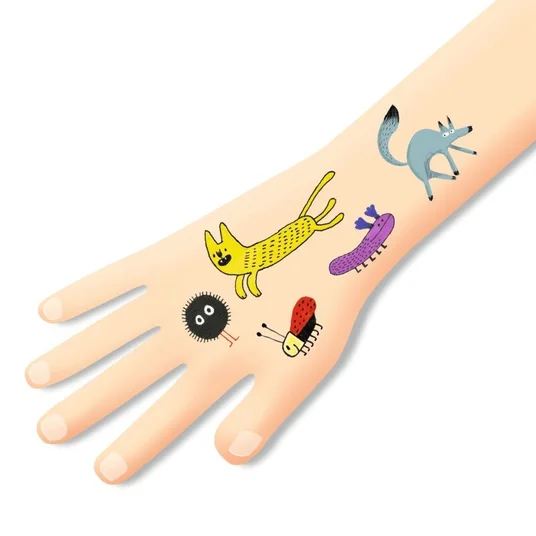 Djeco Tatuiruotės - Mažieji padarėliai (50+ tatuiruočių) DJ09911