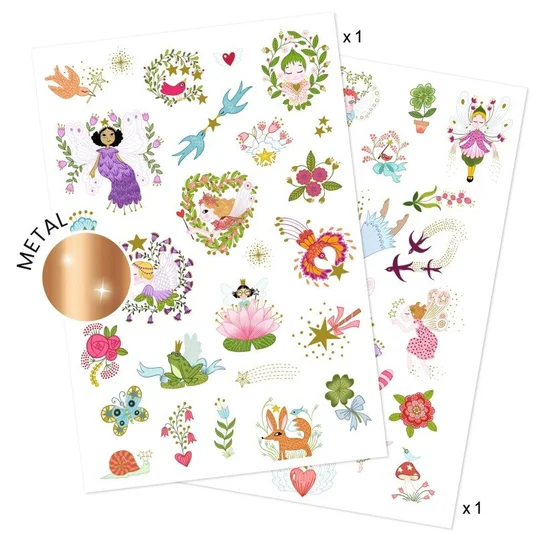 Djeco Tatuiruotės - Fėjos (50+ tatuiruočių) DJ09599