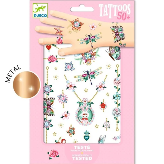 Djeco Tatuiruotės - Fiona (50+ tatuiruočių) DJ09586
