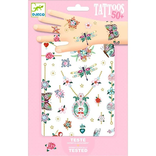 Djeco Tatuiruotės - Fiona (50+ tatuiruočių) DJ09586