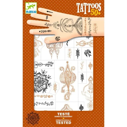 Djeco Tatuiruotės - Rytų raštai (50+ tatuiruočių) DJ09914