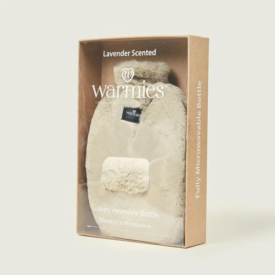 Warmies - Prabangus šildomas buteliukas - Latte spalvos