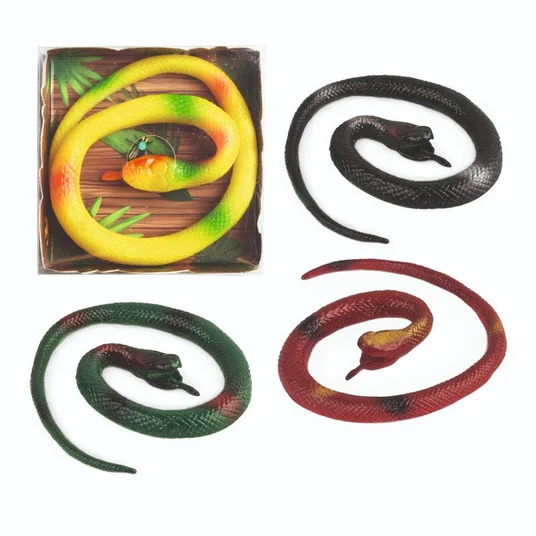 Zoologija - Gyvūno figūrėlė - Gyvatė (1 vnt., 4 dizainai)