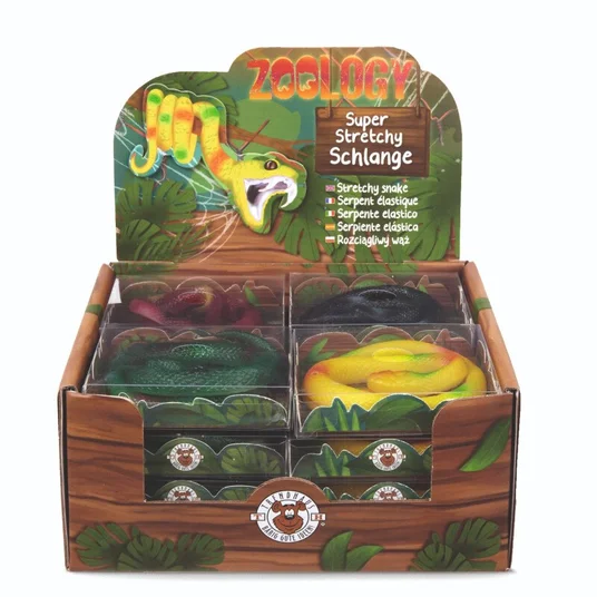 Zoologija - Gyvūno figūrėlė - Gyvatė (1 vnt., 4 dizainai)