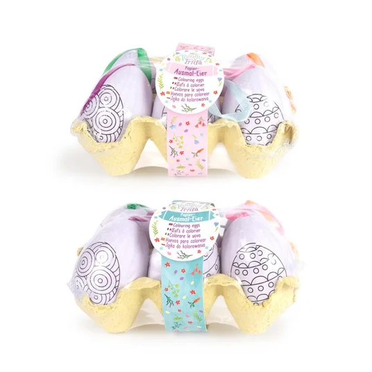 Tommy&Frida - Dekoratyviniai kiaušiniai spalvinimui (6 pcs.)