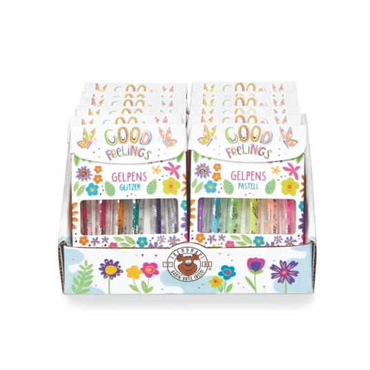 Good Feelings HF - Mini geliniai rašikliai (6 vnt., 2 dizainai)