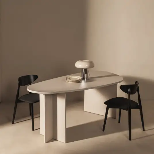Stalas Zeva, 200 cm, kašmyro spalvos