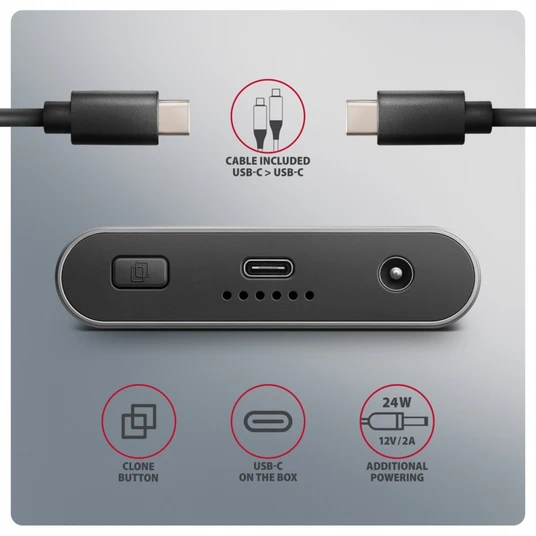 EEM2-20GB USB-C korpus Gen2 2xNVMe M.2 SSD