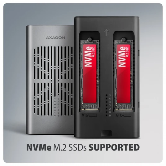 EEM2-20GB USB-C korpus Gen2 2xNVMe M.2 SSD