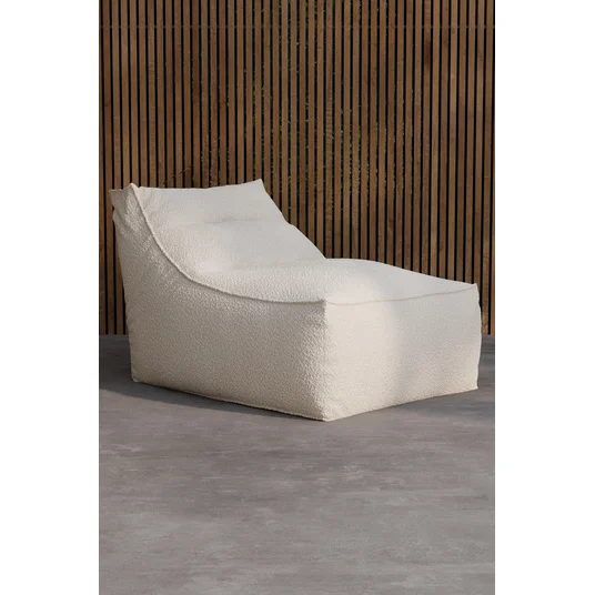 „Redang Relaxbag“ audinys – baltas bouclé audinys / 118*94*83