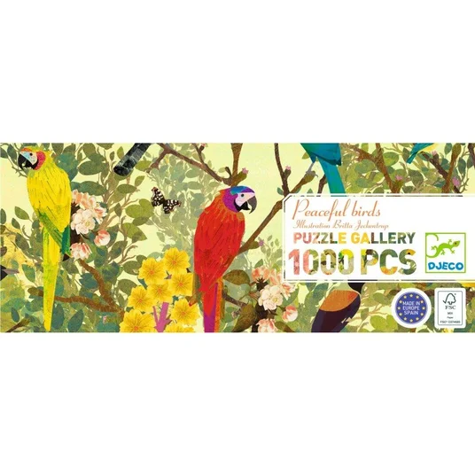 Dėlionė - Taikūs paukščiai (1000 detalių)