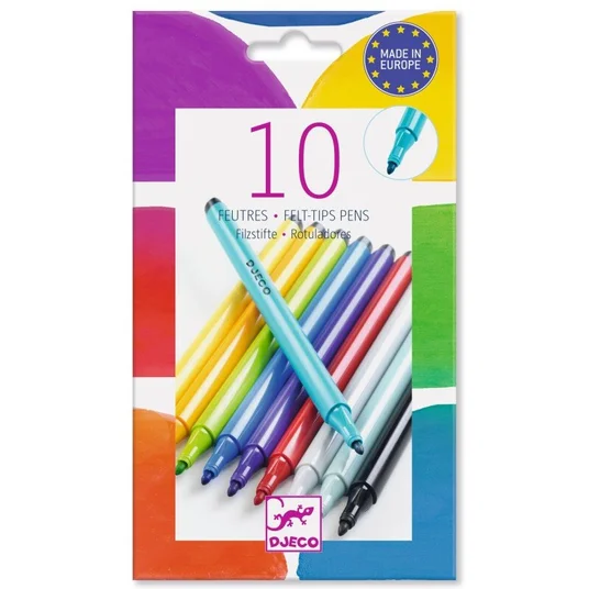 Flomasteriai - Vaivorykštė (10 vnt.)