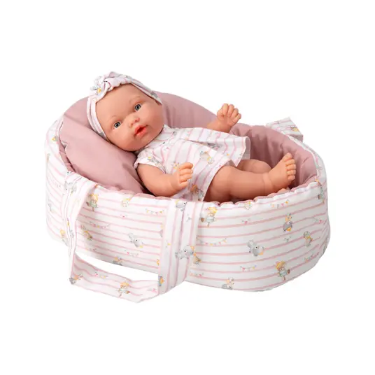 Arias beebi roosas kandekotis kaisukarudega, 26 cm