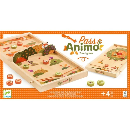 Įgūdžių žaidimas - Žetonų žaidimas ir pataikymas į taikinį (du viename) – Gyvūnai