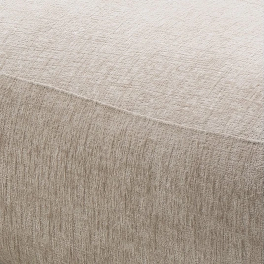 Svetainės sofa Tiubo, apvalūs kontūrai, šviesiai smėlio spalvos