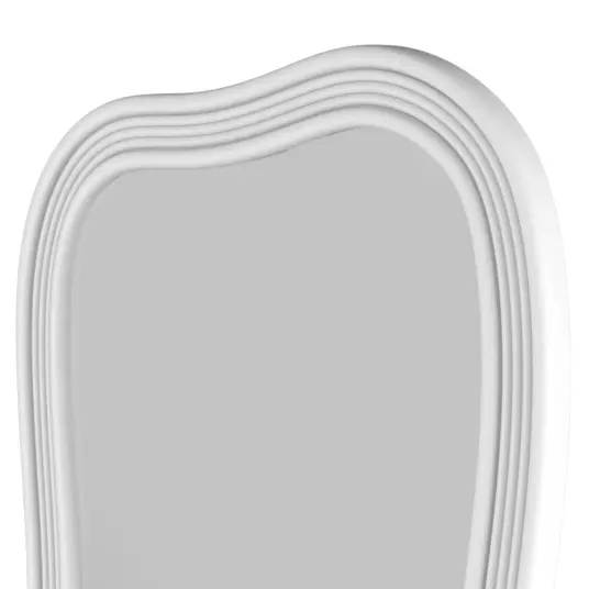 Veidrodis Grezzo, 60 × 160 cm, blizgus, baltos spalvos