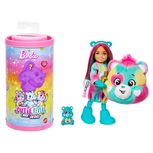 Barbie Care Bears Cutie Reveal Chelsea Misie mix