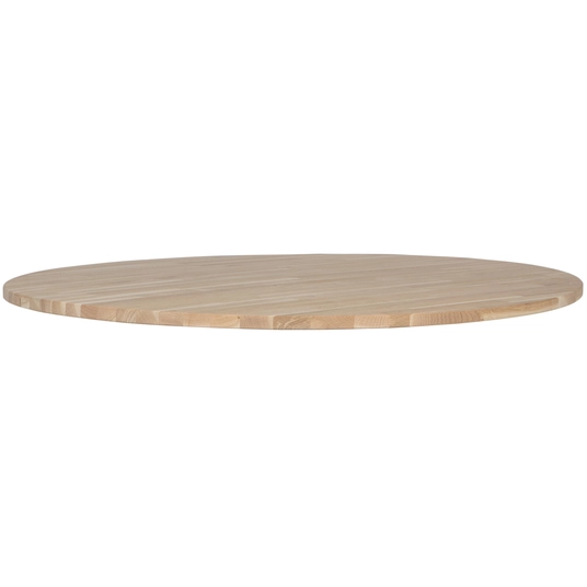Stalviršis Tablo, Ø120 cm, 3 cm, ąžuolas, natūrali