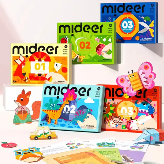 Mideer origami tehtäväkirja taso 3
