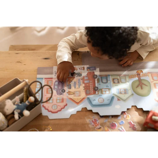 Little Dutch Reusable Sticker Story Booklet ´Jim & Friends´