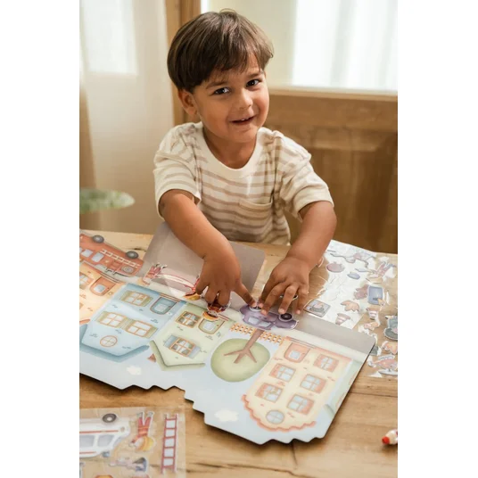 Little Dutch Reusable Sticker Story Booklet ´Jim & Friends´