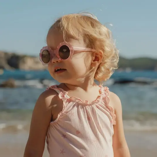 Little Dutch vaikiški akiniai nuo saulės Shell Mermaid Pink