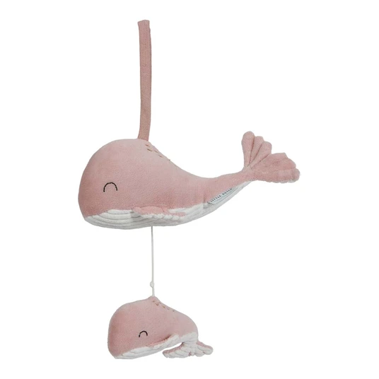 Little Dutch muzikinė dėžutė Whale Ocean, rožinė