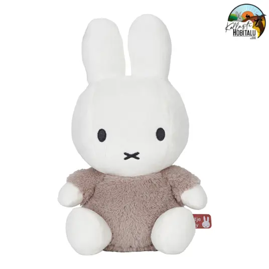 Little Dutch minkštas zuikutis Miffy 35 cm Fluffy Taupe