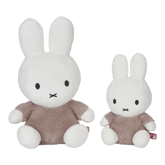 Little Dutch minkštas zuikutis Miffy 35 cm Fluffy Taupe