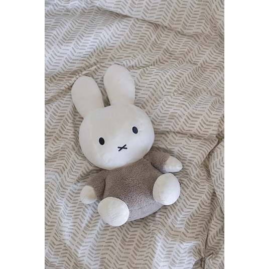 Little Dutch minkštas zuikutis Miffy 35 cm Fluffy Taupe
