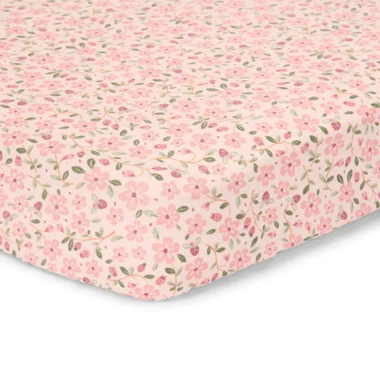 Little Dutch kūdikio lovytės paklodė su guma Fairy Floral 60 x 120 cm