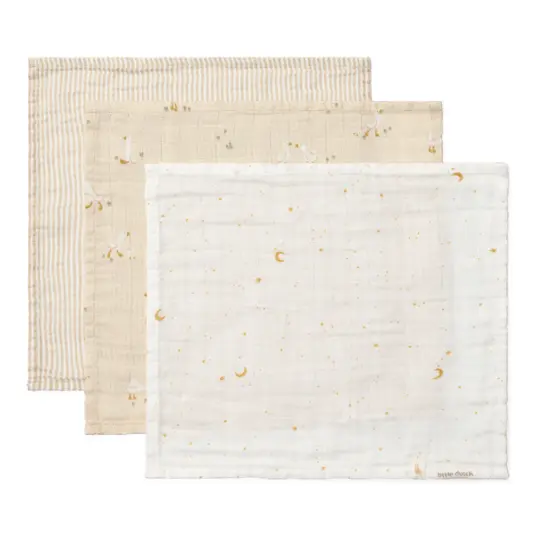 Little Dutch Mouth wipes muslin set `Little Goose´