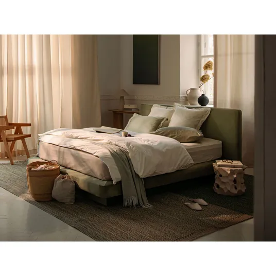 Bed With Headboard, "Linea", 224x225x98 Made in Europe