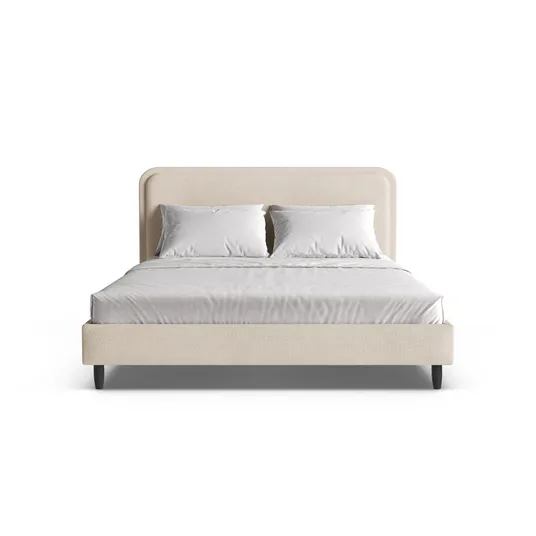 Bed With Headboard, "Aveline", 155x214x117 Made in Europe