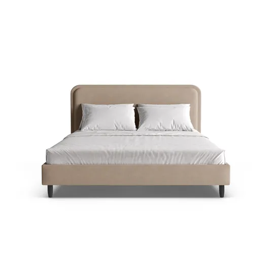 Bed With Headboard, "Aveline", 155x214x117 Made in Europe