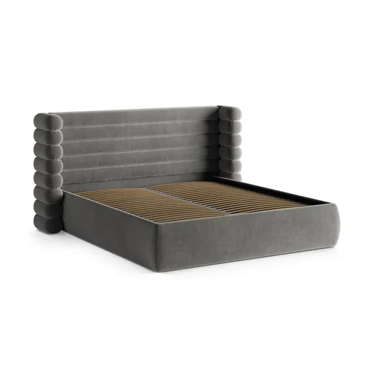 Storage Bed With Headboard, "Mount", 216x228x120 Made in Europe
