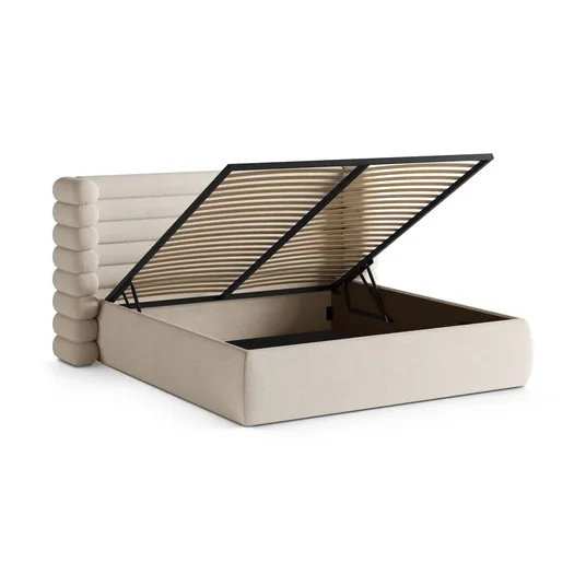 Storage Bed With Headboard, "Mount", 236x228x120 Made in Europe