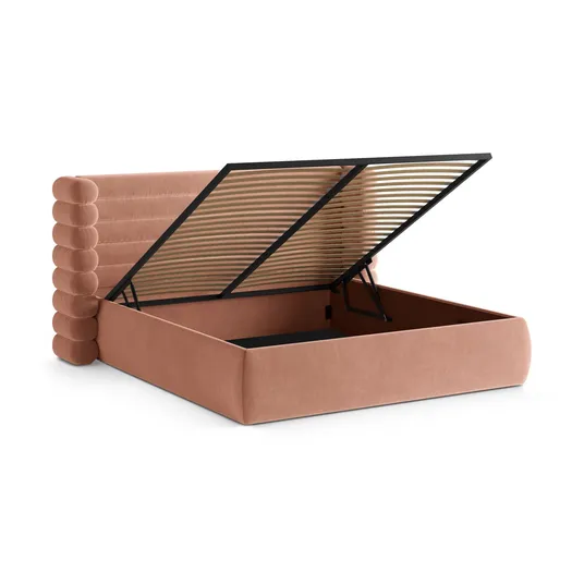 Storage Bed With Headboard, "Mount", 236x228x120 Made in Europe