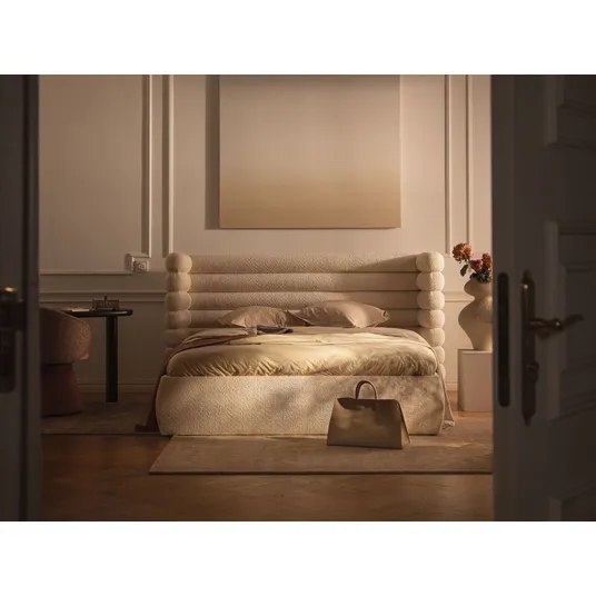 Storage Bed With Headboard, "Mount", 236x228x120 Made in Europe
