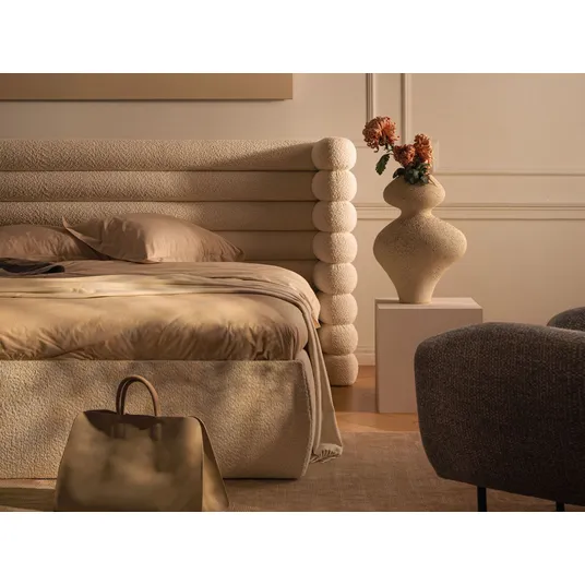 Storage Bed With Headboard, "Mount", 236x228x120 Made in Europe