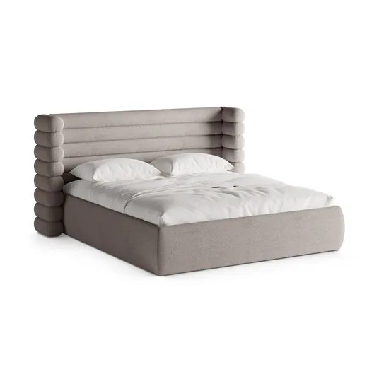 Storage Bed With Headboard, "Mount", 256x228x120 Made in Europe